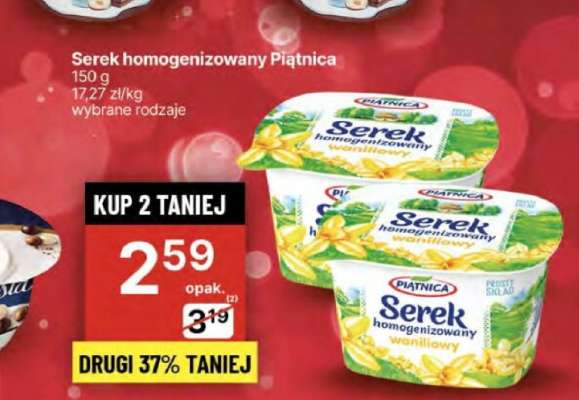 Serek homogenizowany PIĄTNICA