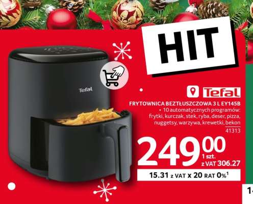 Tefal Frytownica Beztłuszczowa 3 L EY145B