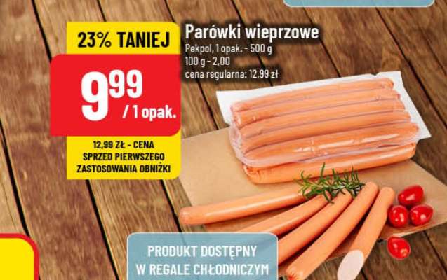 Parówki wieprzowe