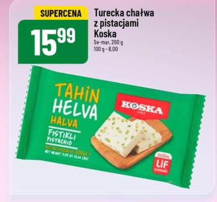 Turecka chałwa z pistacjami Koska