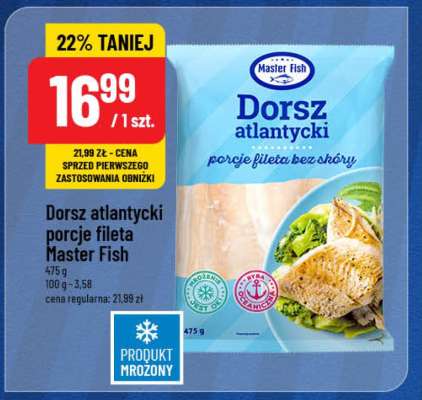 Dorsz atlantycki porcja fileta Master Fish