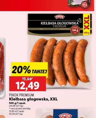 PIKOK PREMIUM Kiełbasa głogowska, XXL