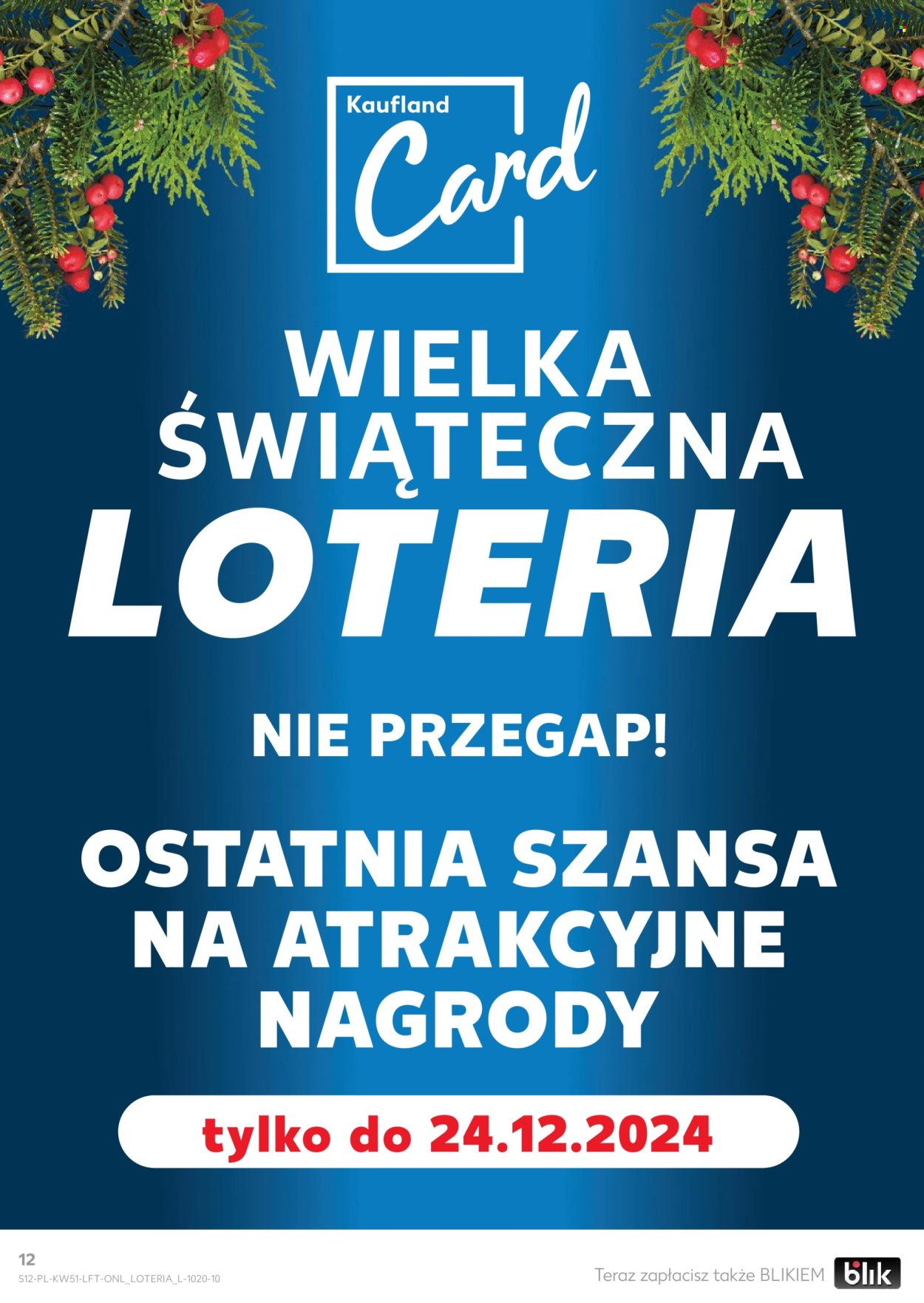 Gazetka Kaufland - 19.12.2024 - 24.12.2024. Strona 1