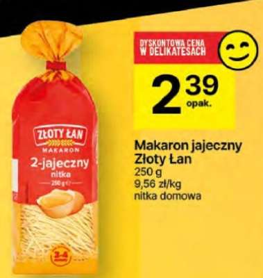 Makaron jajeczny Złoty Łan