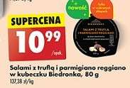 Salami z trufla i parmigiano reggiano w kubeczku Biedronka, 80 g