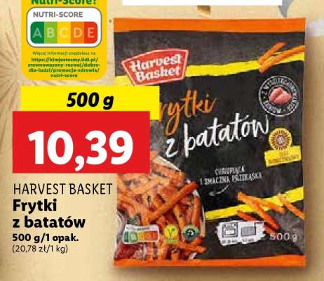 HARVEST BASKET Frytki z batatów**