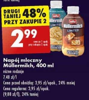 Napój mleczny Müllermilch, 400 ml