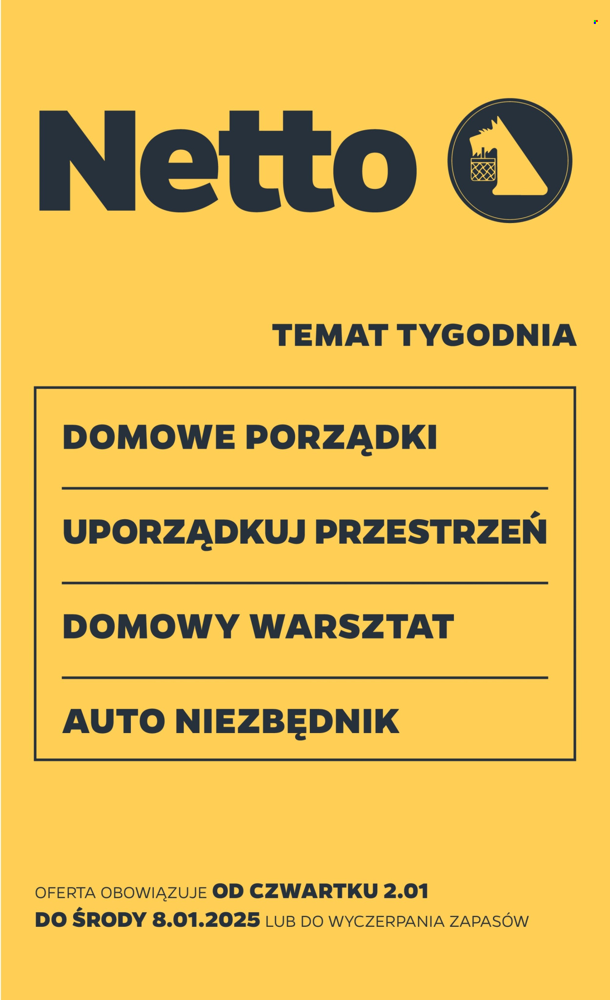 Gazetka Netto - 2.01.2025 - 8.01.2025. Strona 1