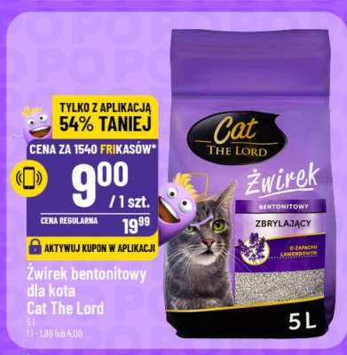 Cat The Lord Żwirek Bentonitowy