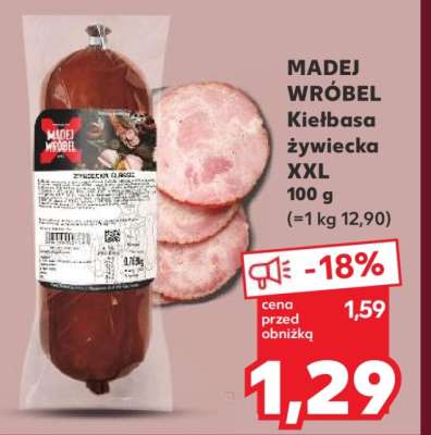 MADEJ WRÓBEL Kiełbasa żywiecka XXL