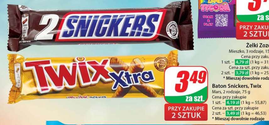 Baton Snickers Twix