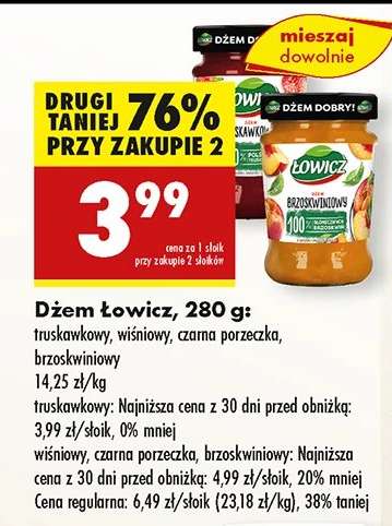 Dżem Łowicz, 280 g