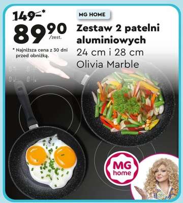 Zestaw 2 patelni aluminiowych