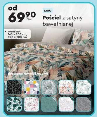 Pościel z satyny bawełnianej