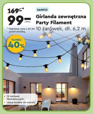 Girlanda zewnętrzna Party Filament