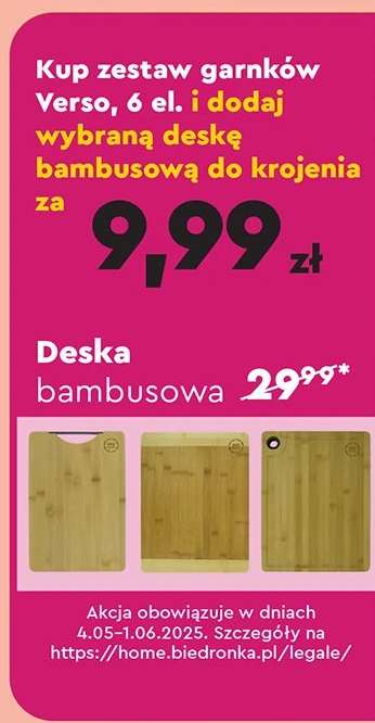 Deska bambusowa