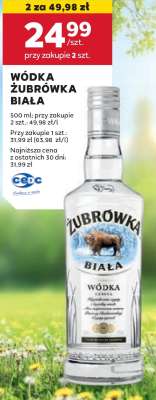 Wódka Żubrówka Biała