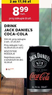 DRINK JACK DANIEL'S COCA COLA