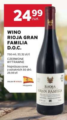 Wino Rioja Gran Familia D.O.C.