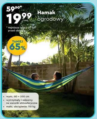 Hamak ogrodowy