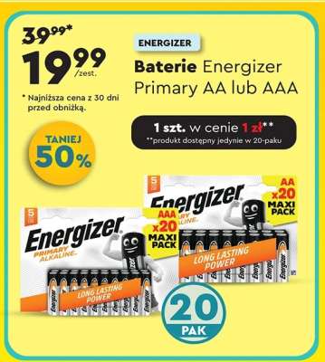 Baterie Energizer Primary AA lub AAA