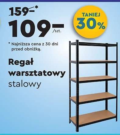 Regał warsztatowy stalowy