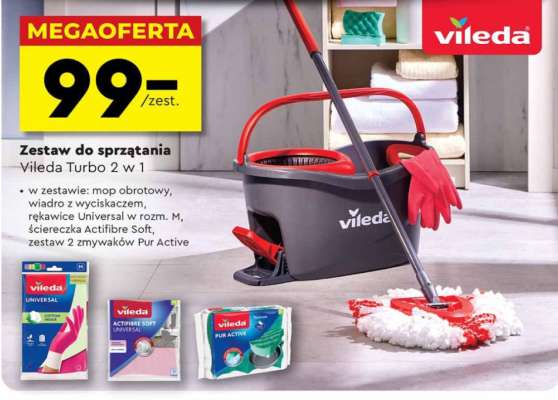 Zestaw do sprzątania Vileda Turbo 2 w 1