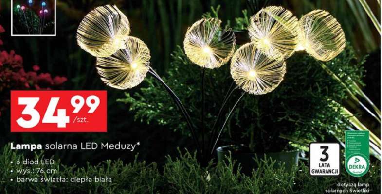 Lampa solarna LED Meduzy