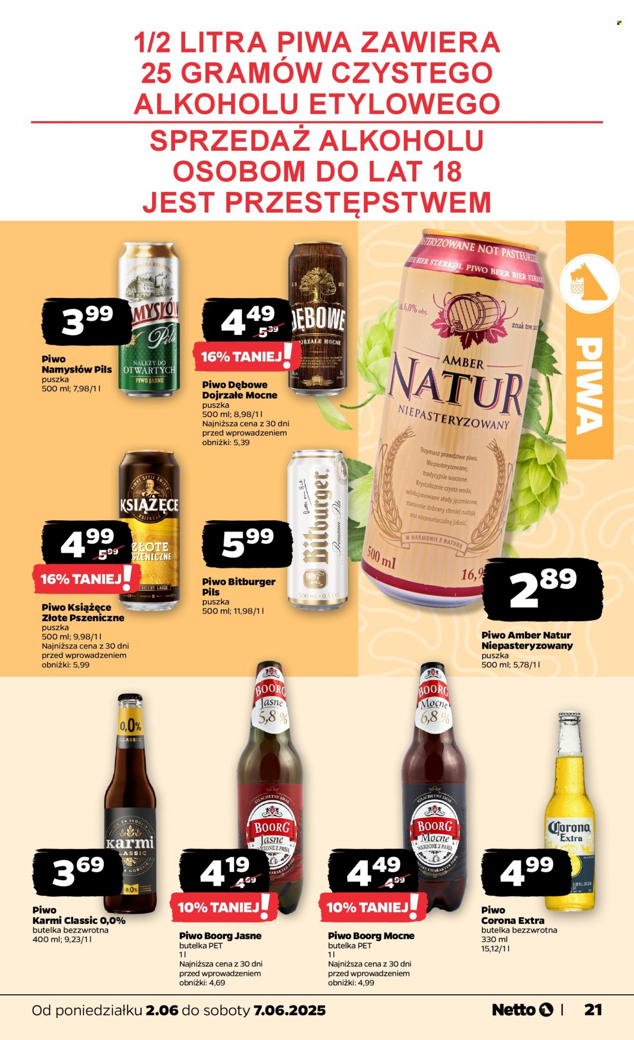 Gazetka Netto - 2.06.2025 - 7.06.2025. Strona 21
