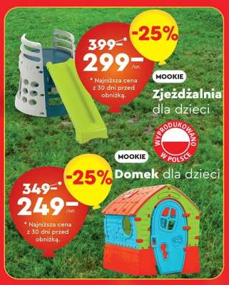MOOKIE Zjeżdżalnia dla dzieci