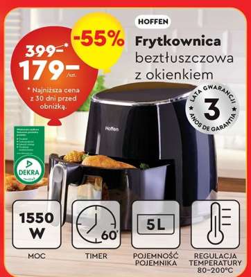 Frytkownica beztłuszczowa z okienkiem