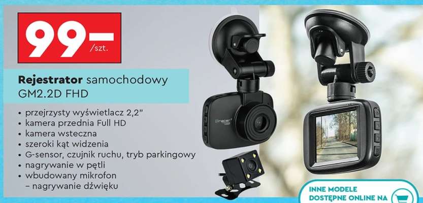 Rejestrator samochodowy GM2.2D FHD