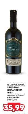 IL CAPOLAVORO PRIMITIVO DI MANDURIA