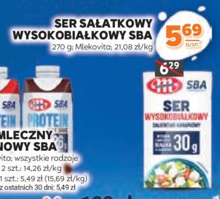 Ser sałatkowy wysokobiałkowy SBA