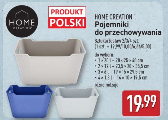 HOME CREATION Pojemniki do przechowywania