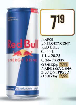 Napój energetyczny RED BULL