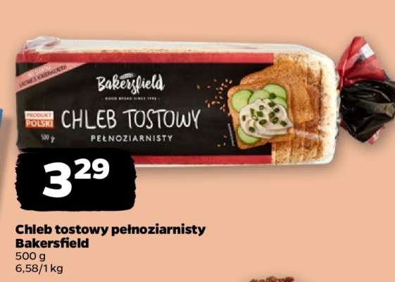 Chleb tostowy pełnoziarnisty Bakersfield