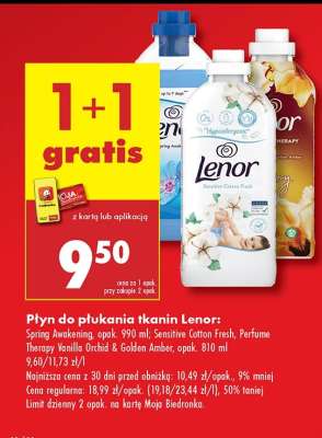 Płyn do płukania tkanin Lenor