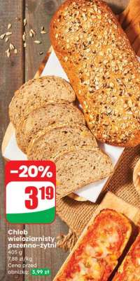 Chleb wieloziarnisty pszenno-żytni