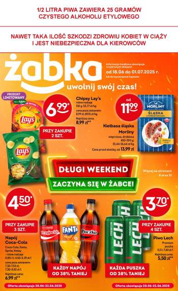 Gazetka Żabka - 18.06.2025 - 1.07.2025.
