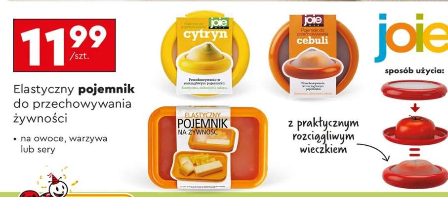 Elastyczny pojemnik do przechowywania żywności