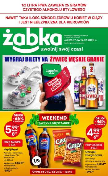 Gazetka Żabka - 2.07.2025 - 15.07.2025.