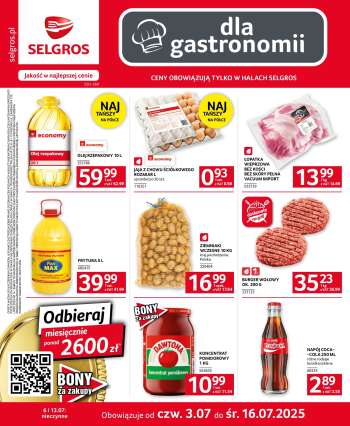 Gazetka Selgros - 3.07.2025 - 16.07.2025.