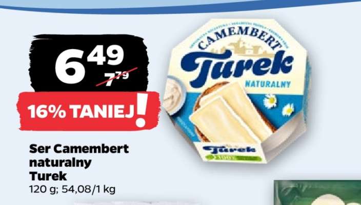 Ser Camembert naturalny Turek