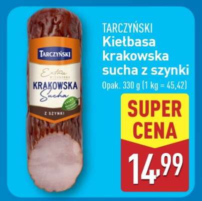 TARCZYŃSKI Kiełbasa krakowska sucha z szynki