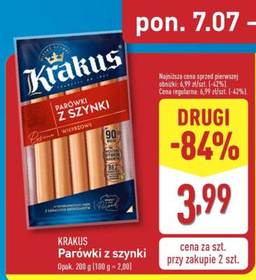 Krakus Párowki z szynki