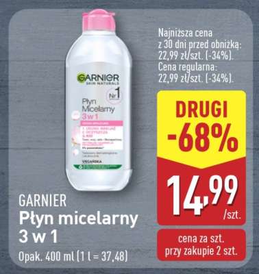 GARNIER Płyn micelarny 3 w 1
