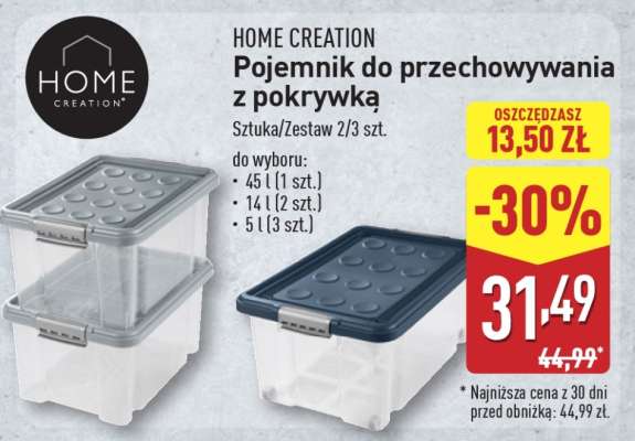 HOME CREATION Pojemnik do przechowywania z pokrywką