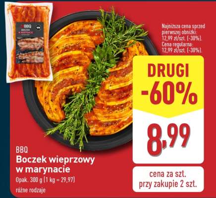 BBQ Boczek wieprzowy w marynacie