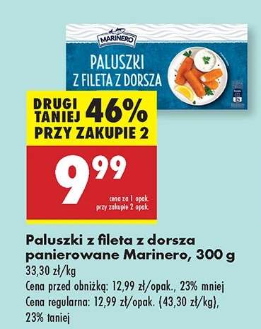 Paluszki z fileta z dorsza panierowane Marinero , 300 g